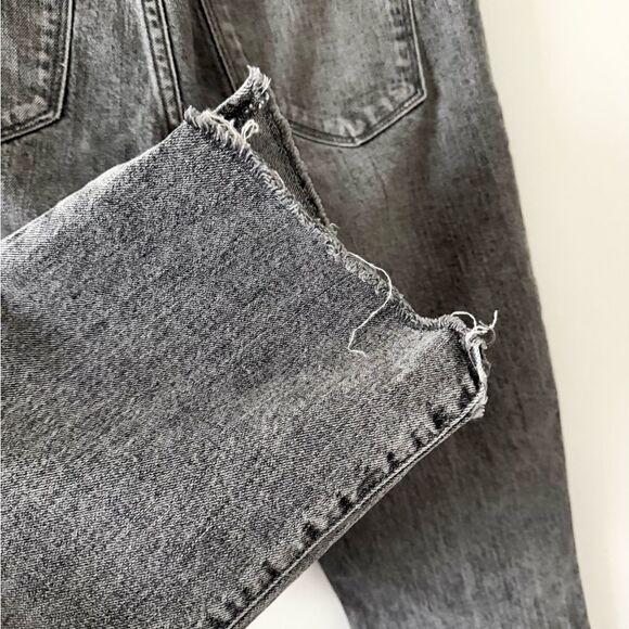 Dear John Kick Ankle High Rise Jeans in Gray Wash - Size 27 - Picture 5 of 7